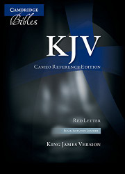KJV Cameo Reference Edition KJ452:XR Black Imitation Leather
