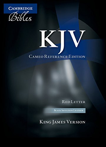 KJV Cameo Reference Edition KJ452:XR Black Imitation Leather