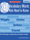 240 Vocabulary Words Kids Need to Know Grade 2