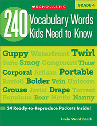 240 Vocabulary Words Kids Need to Know Grade 4