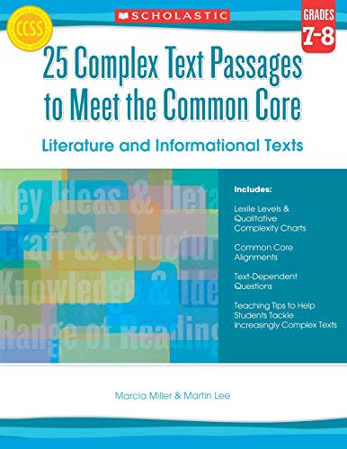 25 Complex Text Passages to Meet the Common Core