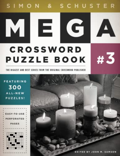 Simon & Schuster Mega Crossword Puzzle Book #3