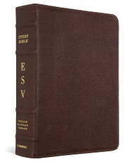 ESV Study Bible (Cowhide Deep Brown)