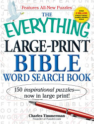 Everything Large-Print Bible Word Search Book