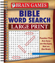 Brain Games: Bible Word Search (Large Print)