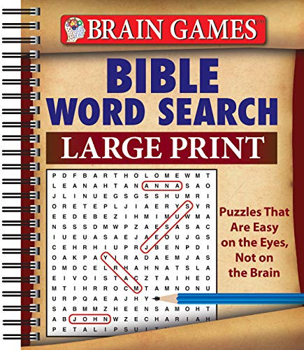 Brain Games: Bible Word Search (Large Print)