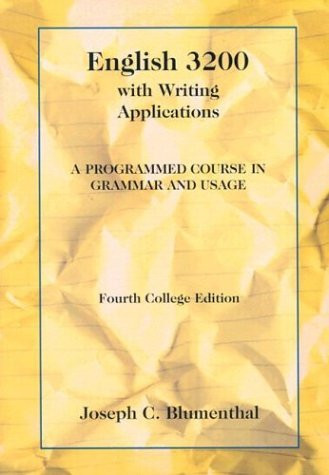 English 3200 With Writing Applications