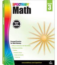 Spectrum Math Workbook Grade 3
