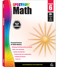Spectrum Math Workbook Grade 6