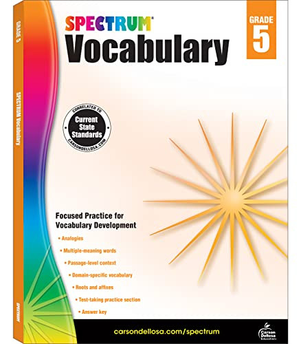 Spectrum Vocabulary Grade 5