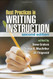 Best Practices In Writing Instruction