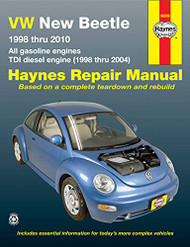 VW New Beetle 1998 thru 2010: All gasoline engines - TDI diesel engine