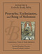 Ignatius Catholic Study Bible: Proverbs Ecclesiastes and Song of Solomon