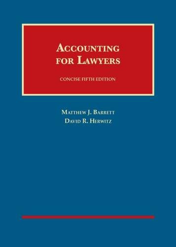 Accounting for Lawyers Concise