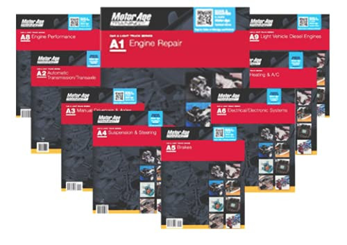 ASE Certification Test Prep - Car/Light Truck Study Guide Package A1-A9