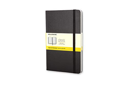 Moleskine Classic Notebook Pocket Squared Black Hard Cover
