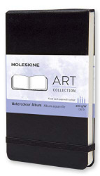 Moleskine Art Plus Watercolor Album Pocket Black Hard Cover