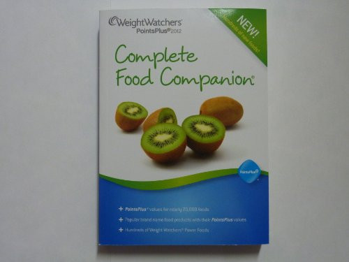 Weight Watchers 2012 Complete Food Companion Brand New Points Plus