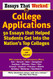 Essays That Worked for College Applications