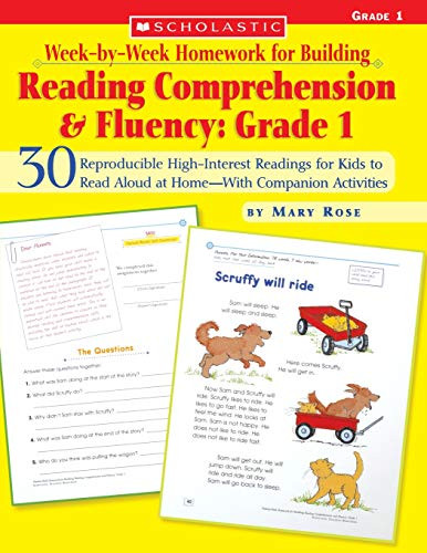 Week-by-Week Homework for Building Reading Comprehension & Fluency: Grade 1