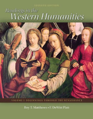 Readings In The Western Humanities Volume 1