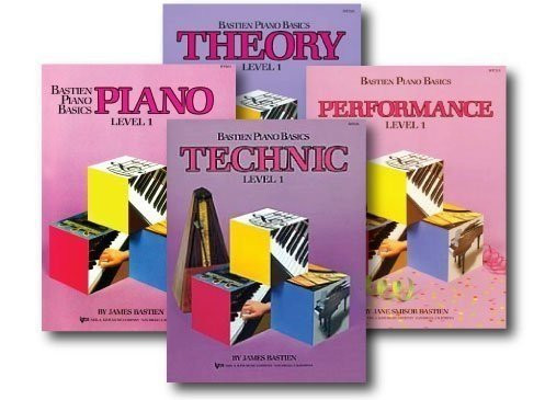 Bastien Piano Basics Level 1 - Learn to Play Four Book Set - by Bastien