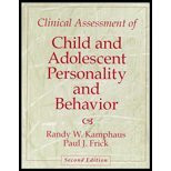 Clinical Assessment of Child and Adolescent Personality and Behavior