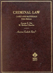 Criminal Law Cases and Materials