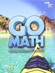 Holt McDougal Go Math! California: Student Interactive Worktext Grade 7 2015