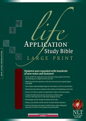 Life Application Study Bible NLT Large Print