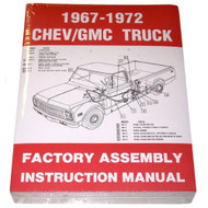1967 68 69 70 71 72 Chevy Truck Factory Assembly Manual Chevrolet