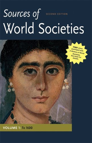 Sources Of World Societies Volume 1