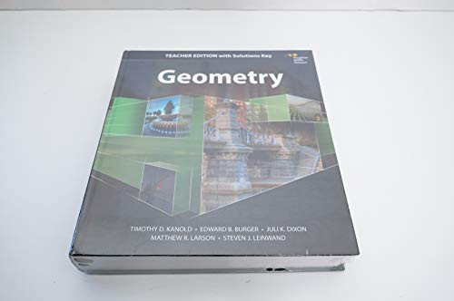 HMH Geometry: Teacher Edition with Solutions 2015