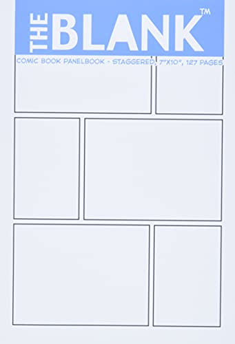 Blank Comic Book Panelbook - Staggered 7"x10" 127 Pages