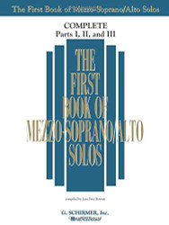 First Book of Solos Complete - Parts I II and III: Mezzo-Soprano/Alto