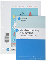 Financial Accounting Student Value Edition Plus MyLab Accounting