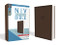 NIV Value Thinline Bible Large Print Leathersoft Brown Comfort Print
