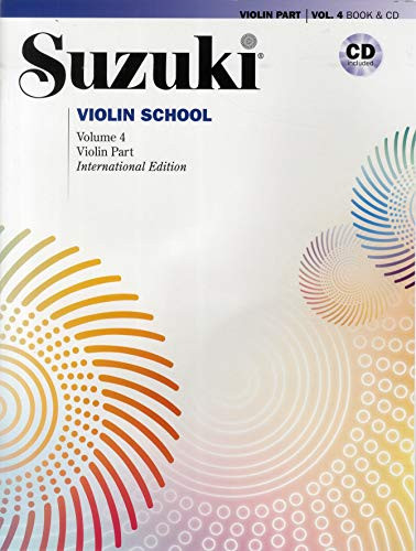 Suzuki Violin School Vol 4: Violin Part Book & CD