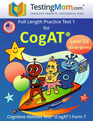 CogAT Test Prep Workbook û Kindergarten