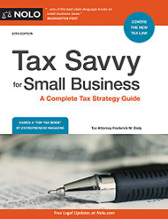 Tax Savvy for Small Business: A Complete Tax Strategy Guide