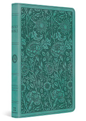 ESV Premium Gift Bible (TruTone Teal Floral Design)