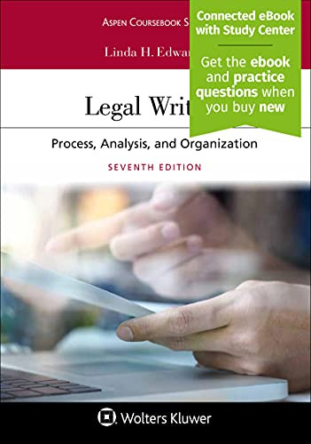 Legal Writing: Process Analysis and Organization