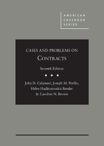 Cases and Problems on Contracts