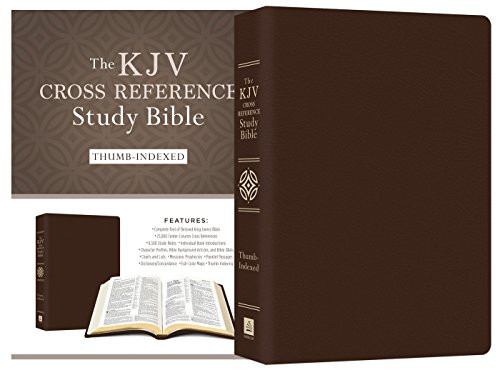 KJV Cross Reference Study Bible Indexed Bonded Leather Brown