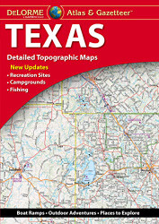 Garmin DeLorme Atlas & Gazetteer Paper Maps- Texas Atlas & Gazetteer 010-12649-00