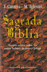 Sagrada Biblia (Cantera-Iglesias)