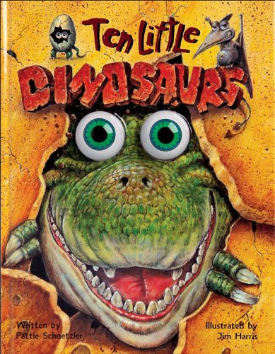 Ten Little Dinosaurs (Eyeball Animation) (Wiggle Eyes)