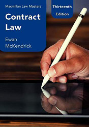 Contract Law (Macmillan Law Masters)