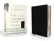 NIV Biblical Theology Study Bible Bonded Leather Black Comfort Print