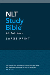 NLT Study Bible Large Print (Red Letter )